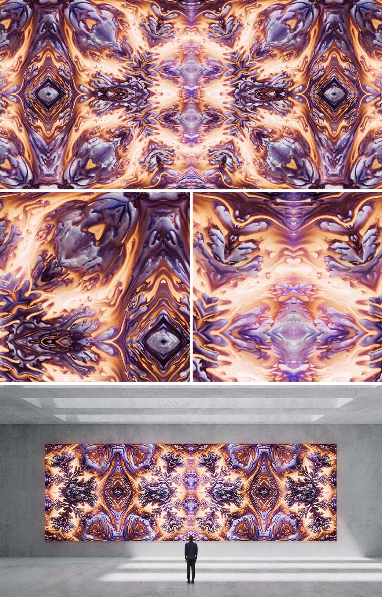 BLOOMING MATRIX : SUNSET