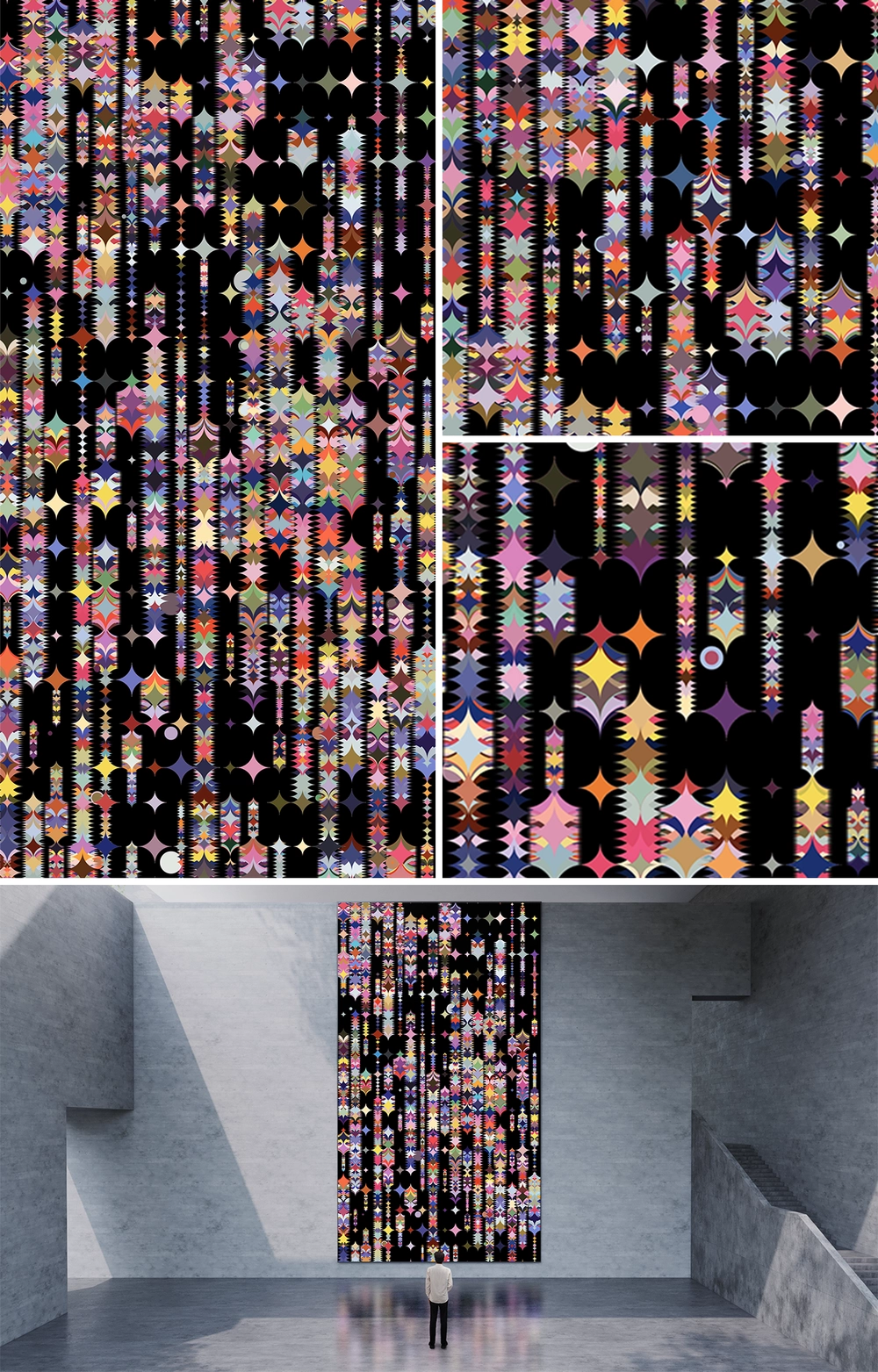 A CITY SYMPHONY IN COLOR AND SHAPE : VERTICAL