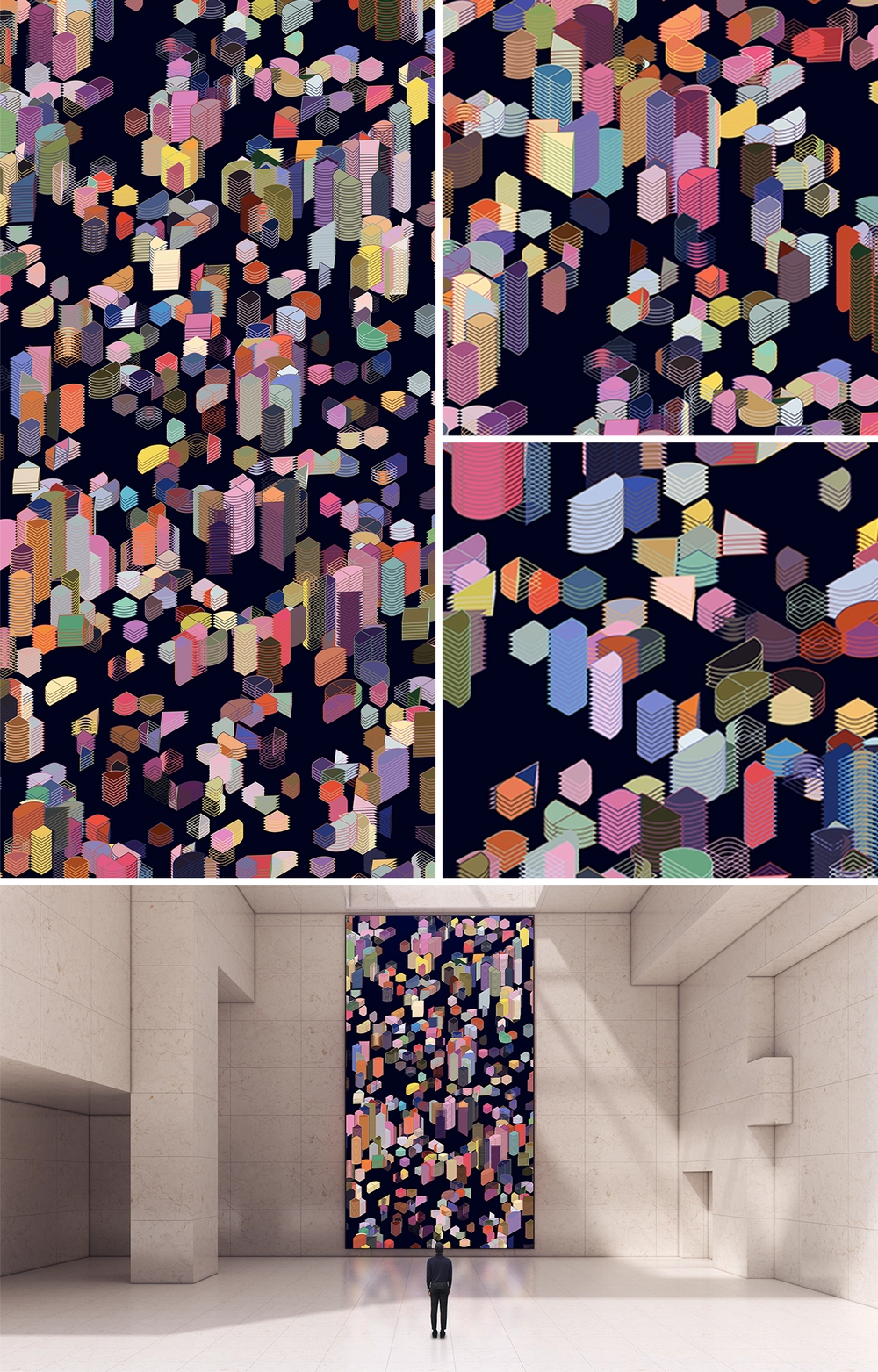 BLOCK CITYSCAPE : VERTICAL