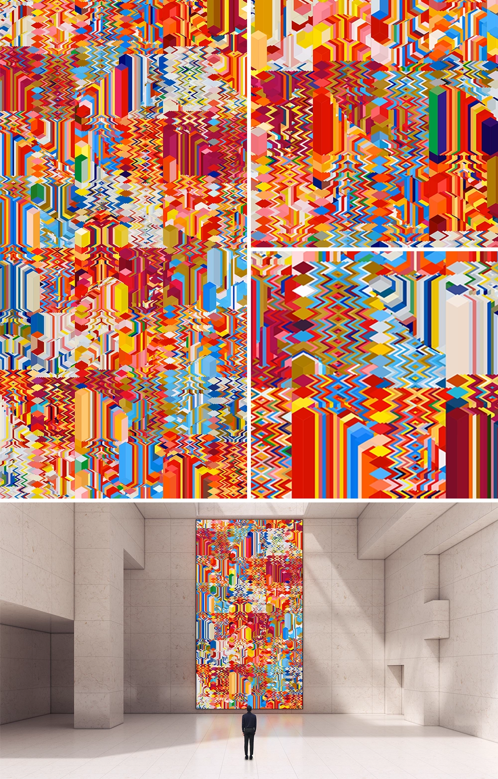 CHROMATIC CASCADE : VERTICAL