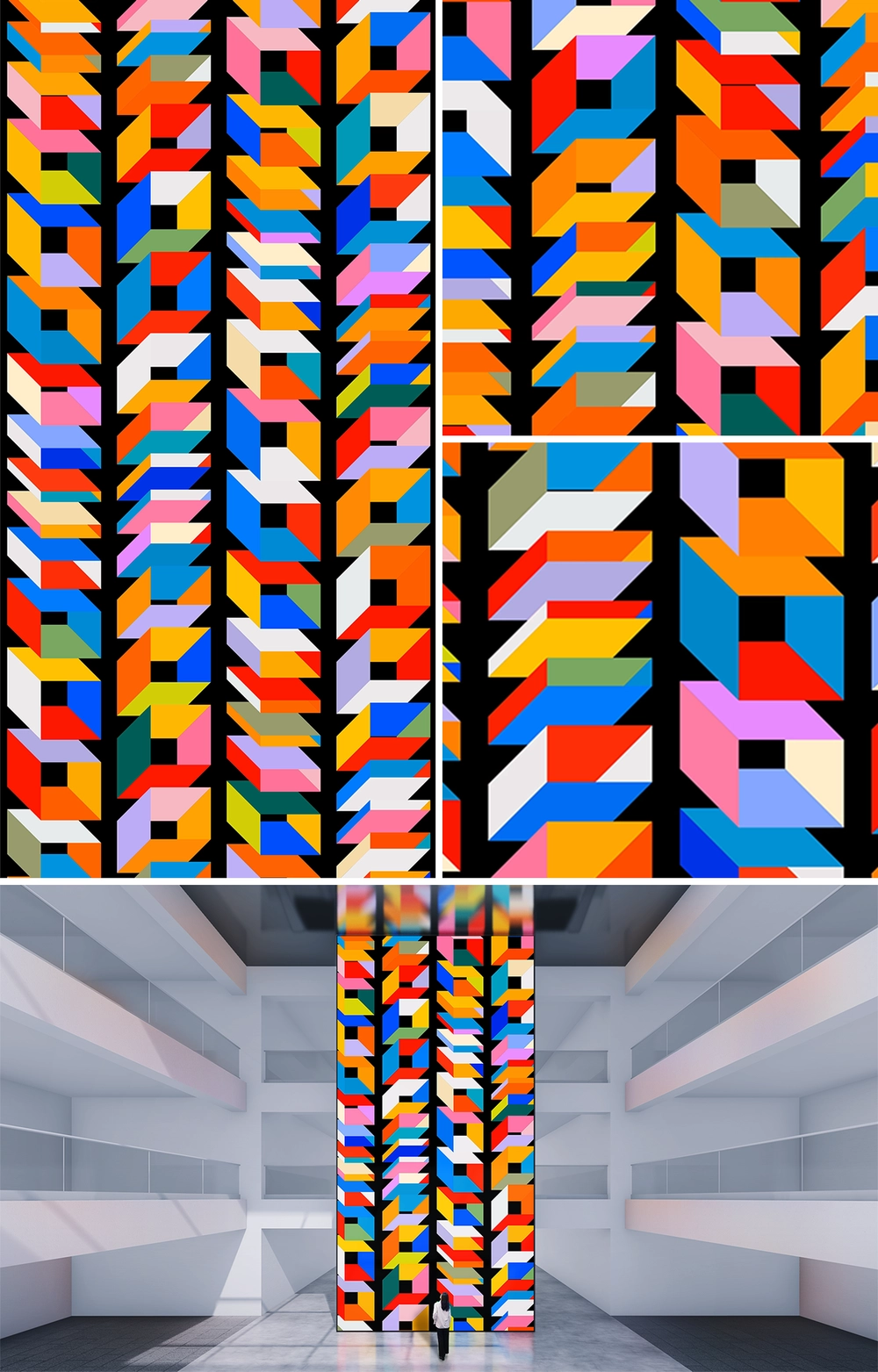 SHIFTING CUBES : VERTICAL