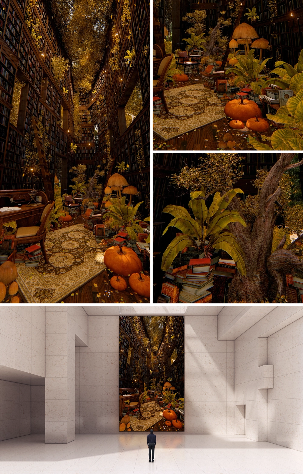 THE BOOK LABYRINTH : VERTICAL