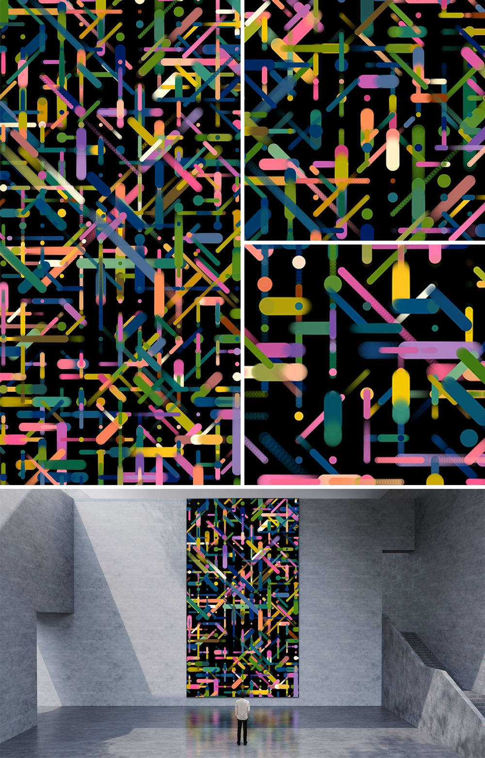 TRACING THE CITY LIGHTS : VERTICAL