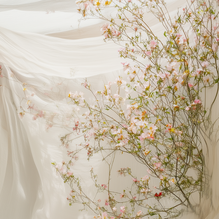 BLOOMING BREATH ON LIGHT : VERTICAL