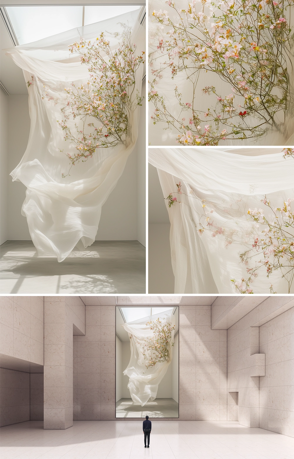 BLOOMING BREATH ON LIGHT : VERTICAL