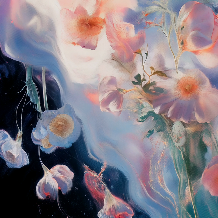 CLOUD FLOWER : VERTICAL