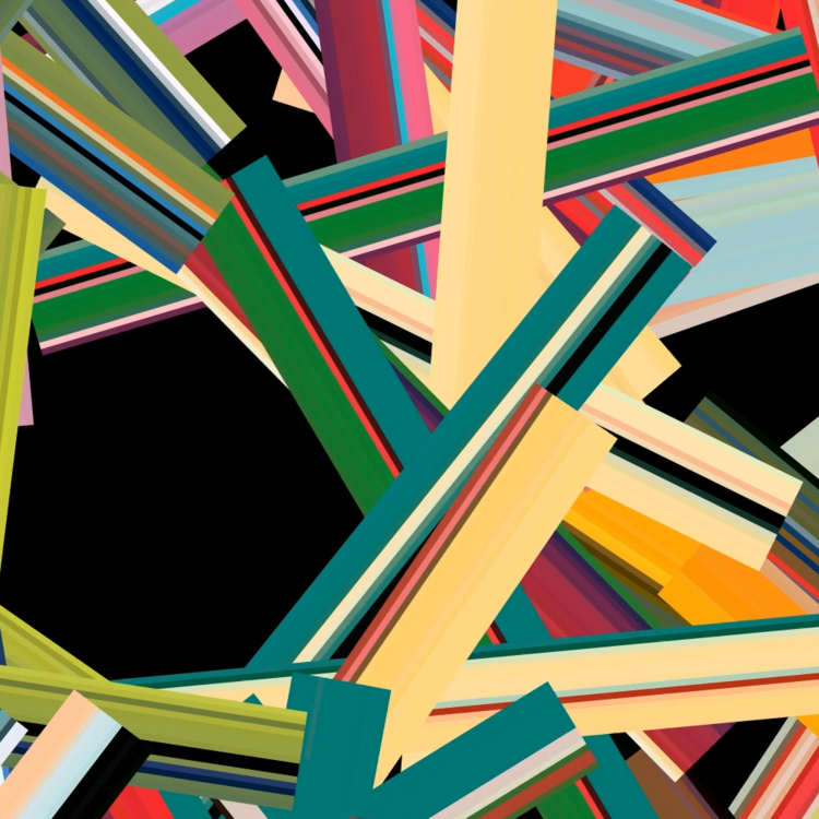 COLORED BARS IN MOTION : VERTICAL