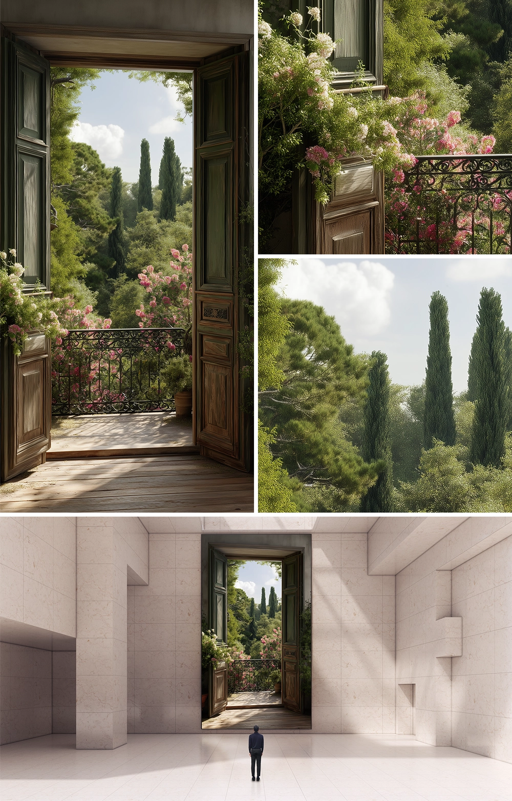 INVITATION TO A QUIET GARDEN : VERTICAL