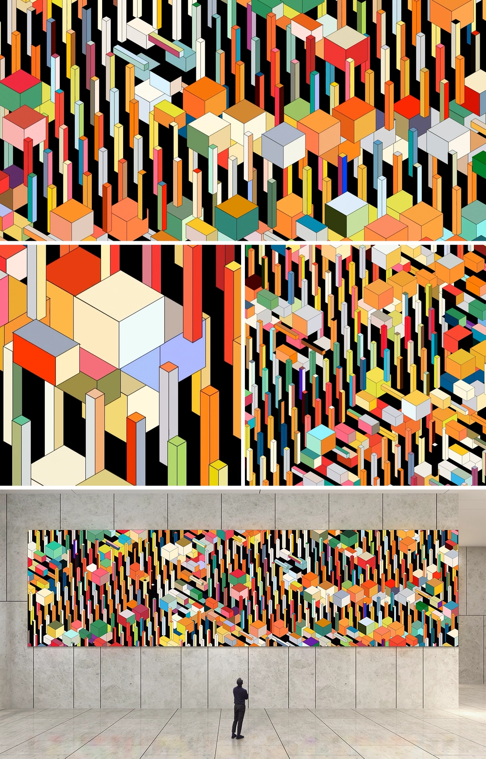 PILLARED LANDSCAPES STUDY : MATCHING GRID