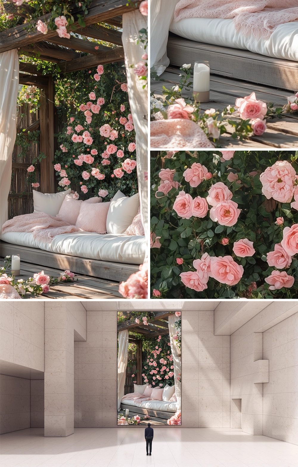WHISPERING PINK HEAVEN : VERTICAL