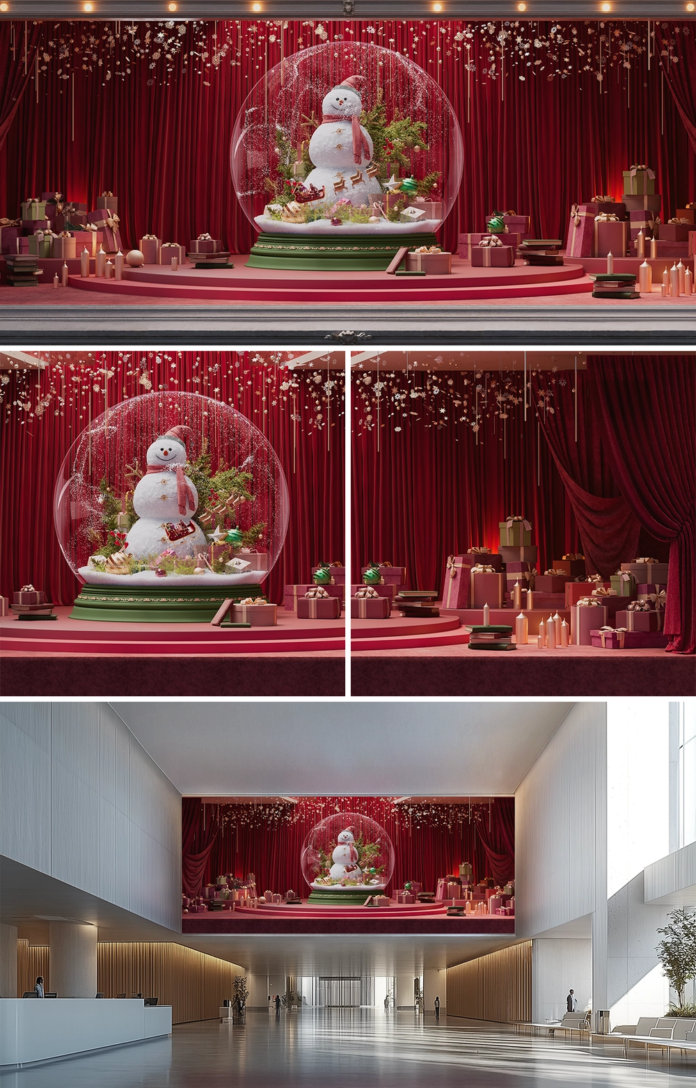 SNOW GLOBE : RED REVERIE