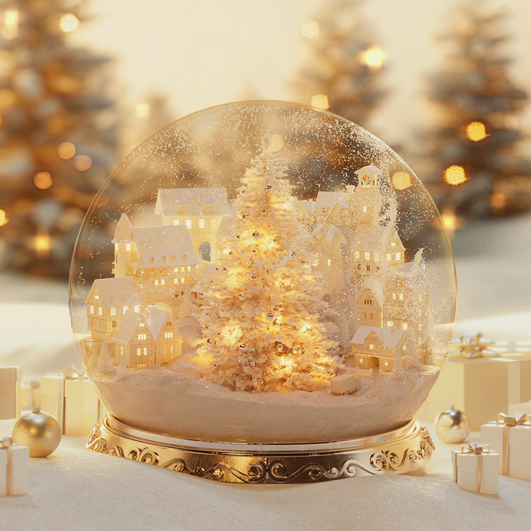 SNOW GLOBE : WHITE REVERIE