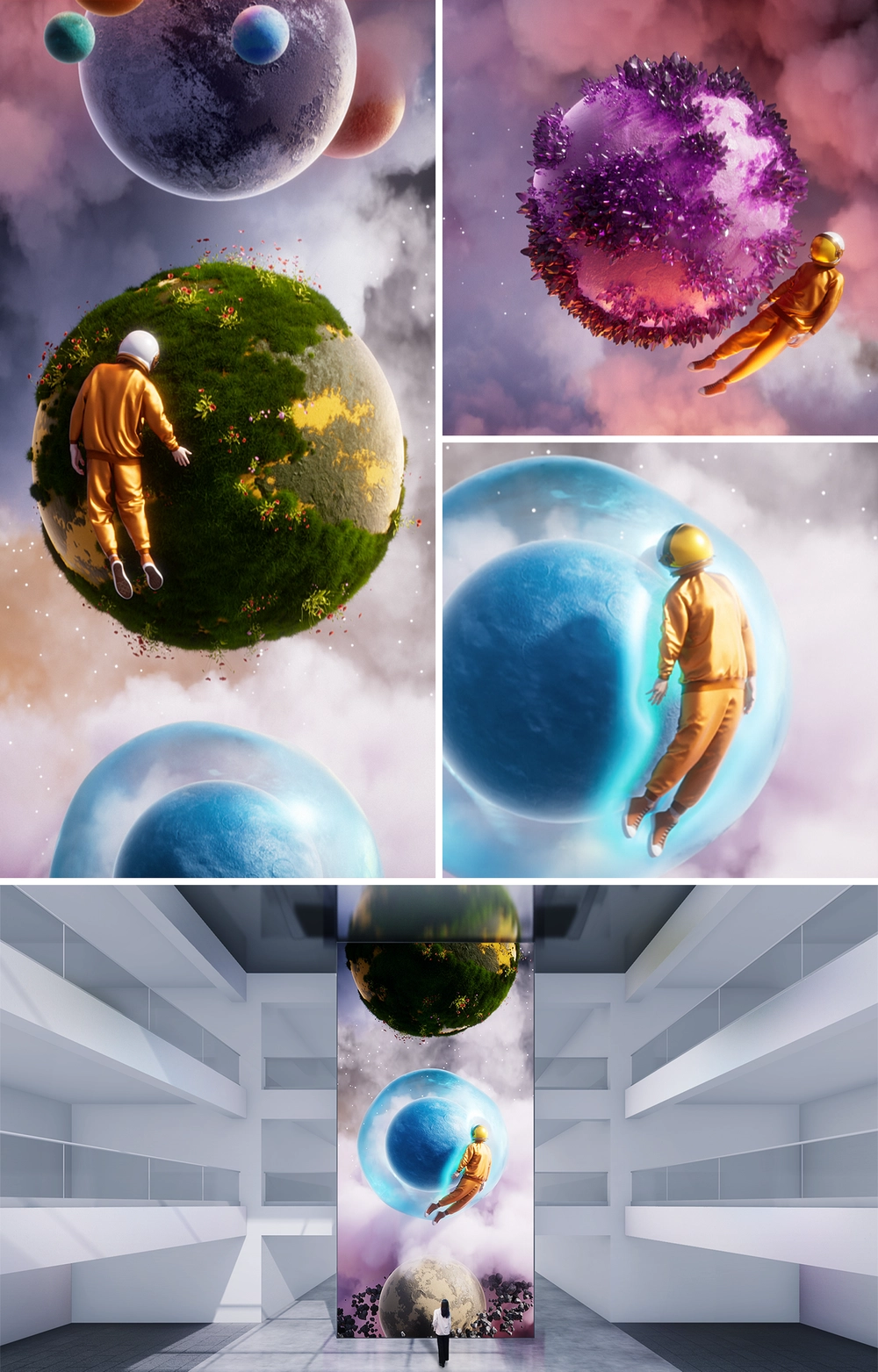 THROUGH THE COSMOS : VERTICAL