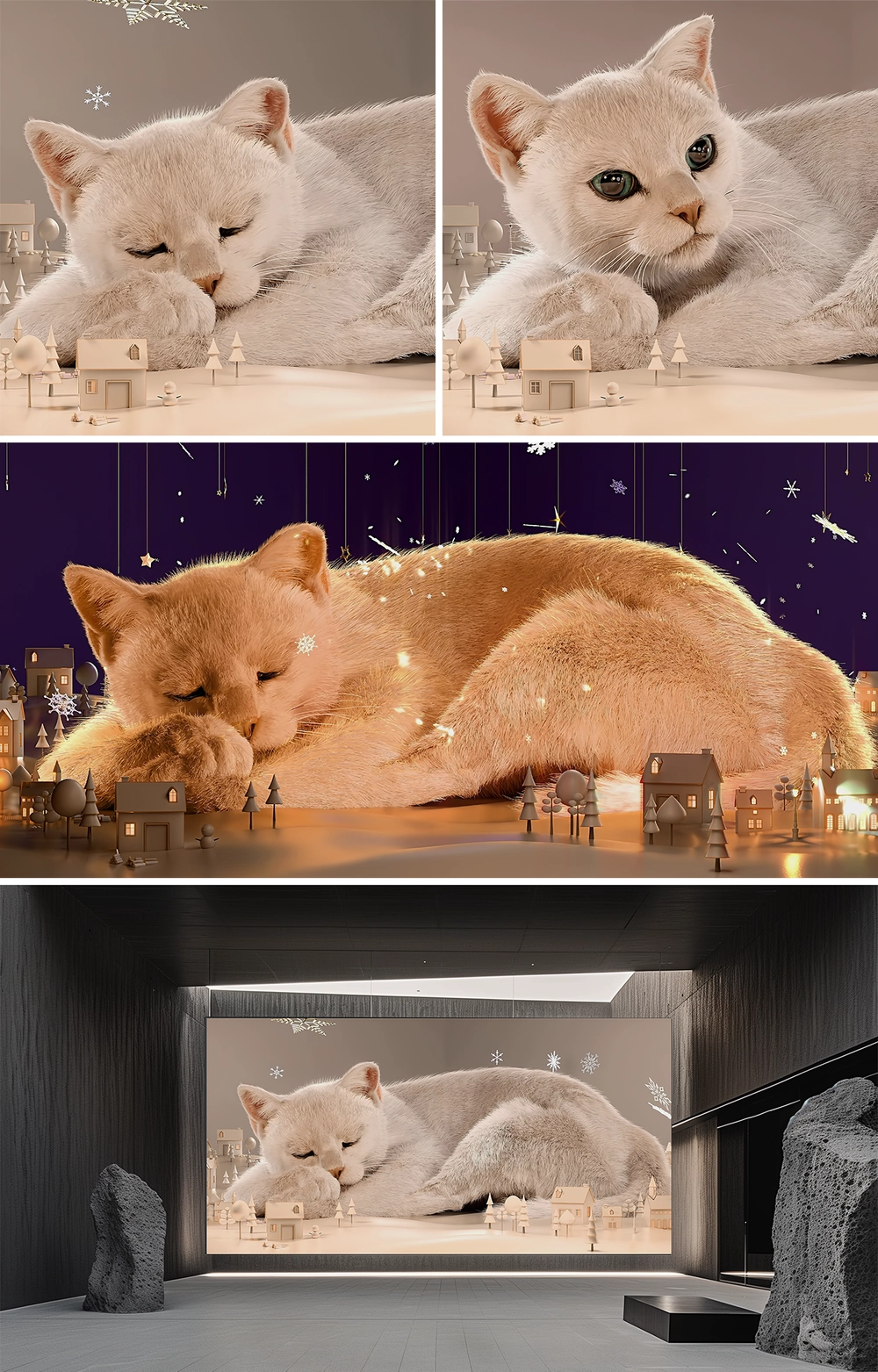 A CAT’S DREAM : WINTER