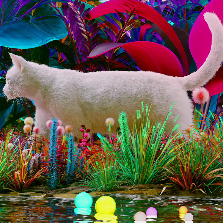 A CAT’S STROLL : WALKING ALONG FOREST