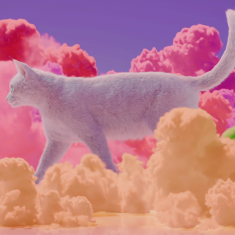 A CAT’S STROLL : WALKING THROUGH CLOUDS