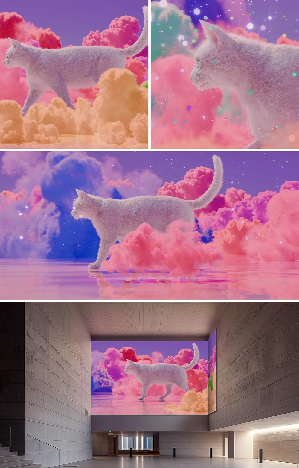 A CAT’S STROLL : WALKING THROUGH CLOUDS