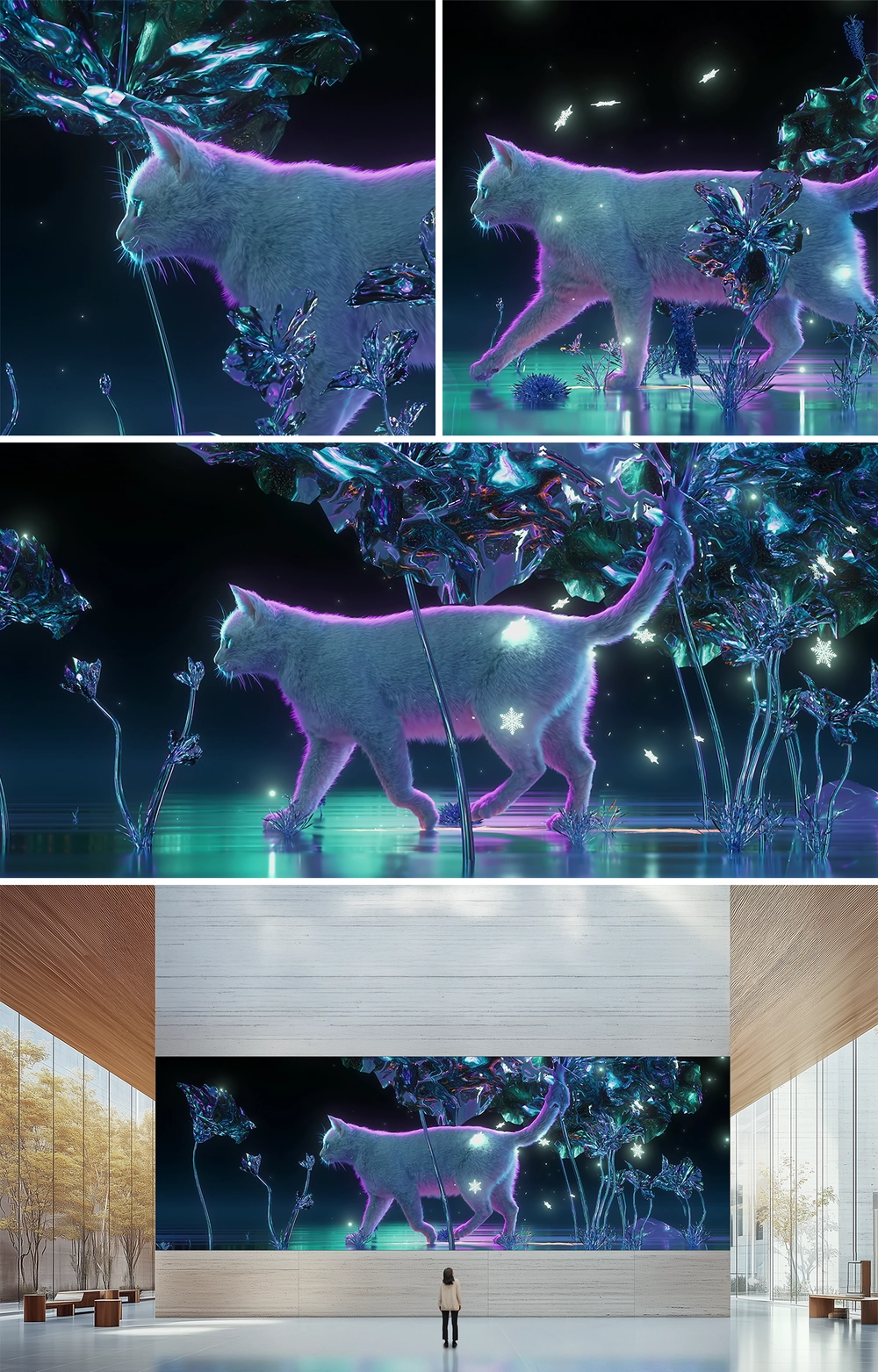 A CAT’S STROLL : WALKING THROUGH WINTER