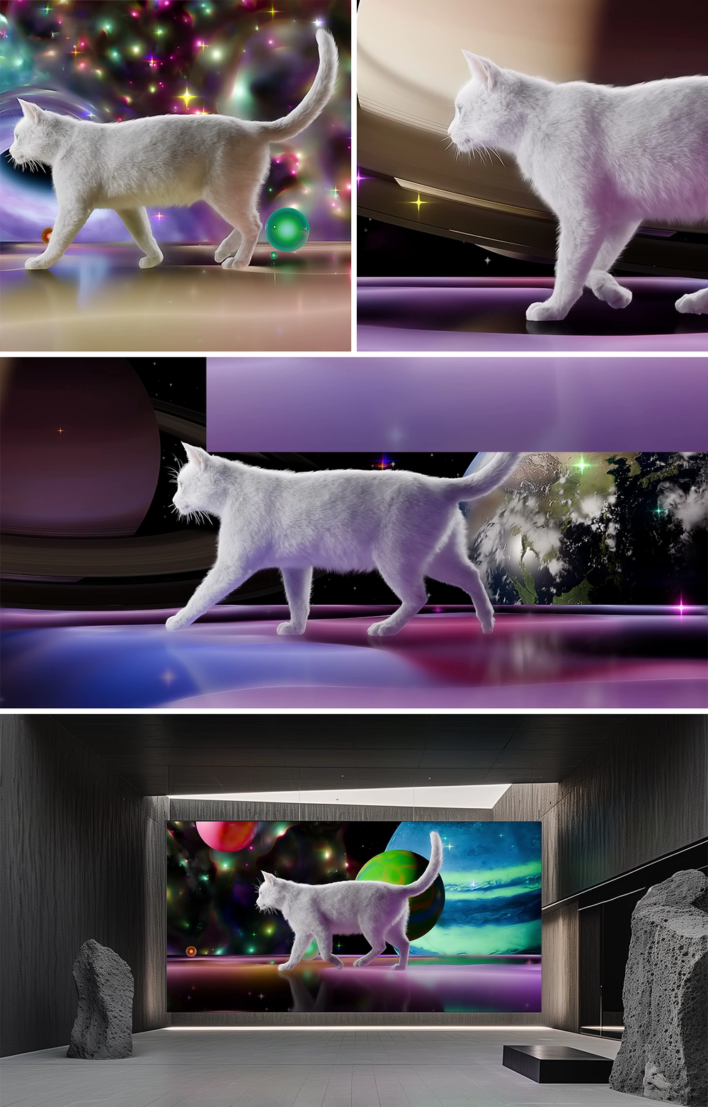 A CAT’S STROLL : WALKING THROUGH GALAXY