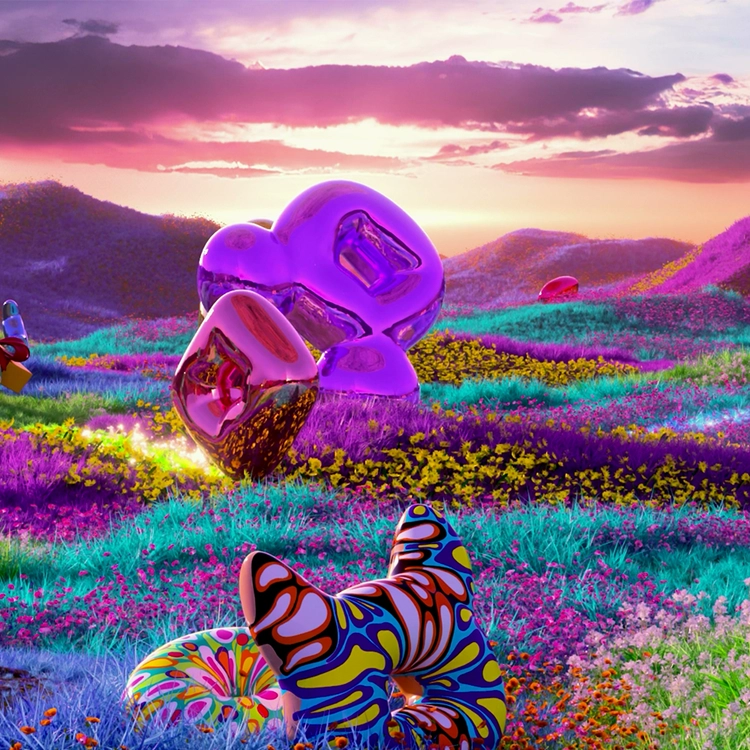 FLOWERFIELD WITH DONUT