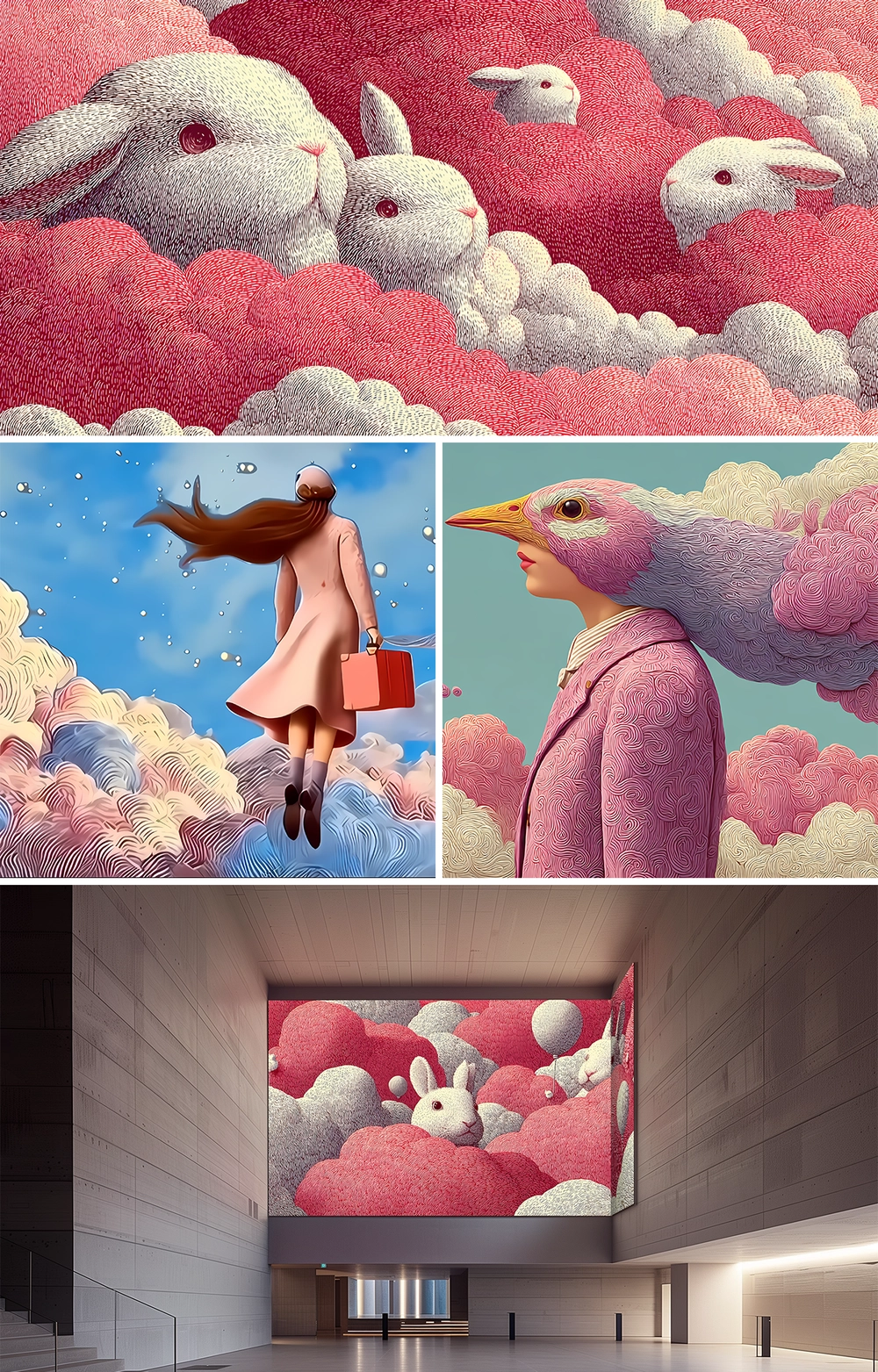 FOLLOWING THE RABBIT CLOUD
