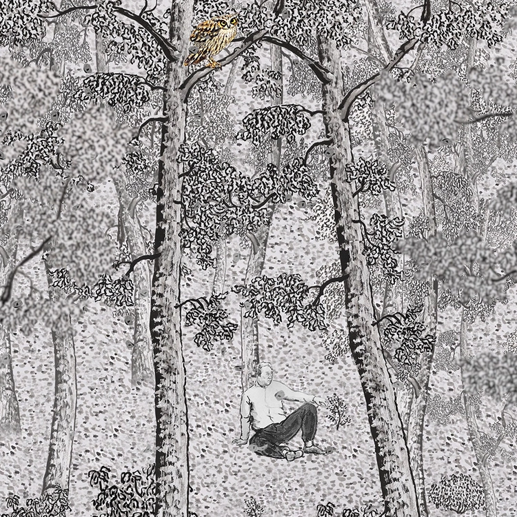 SELF-PORTRAIT IN THE FOREST