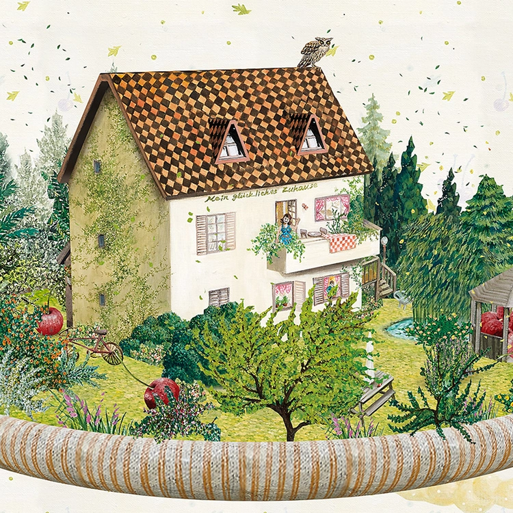 THE GARDEN WITH CHERRIES