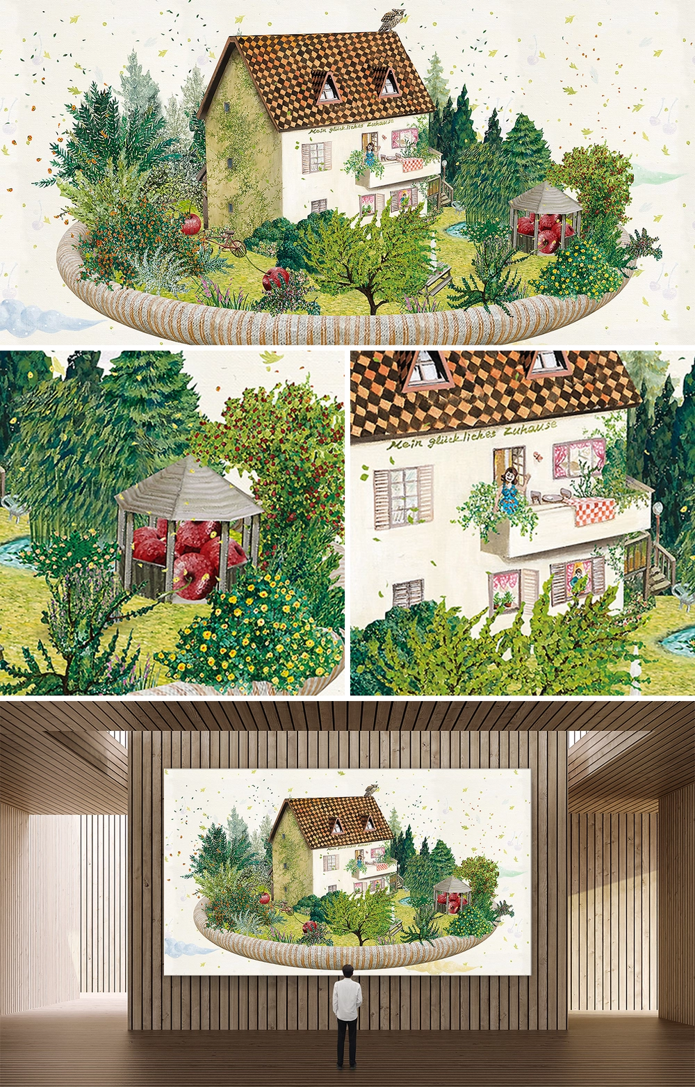 THE GARDEN WITH CHERRIES